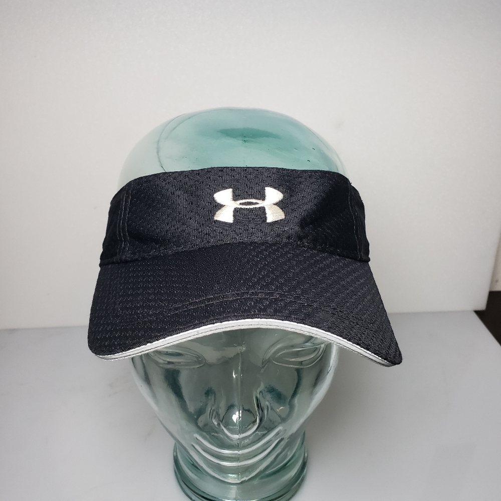 Under Armour Visor Golf Cap Black Adjustable Backing